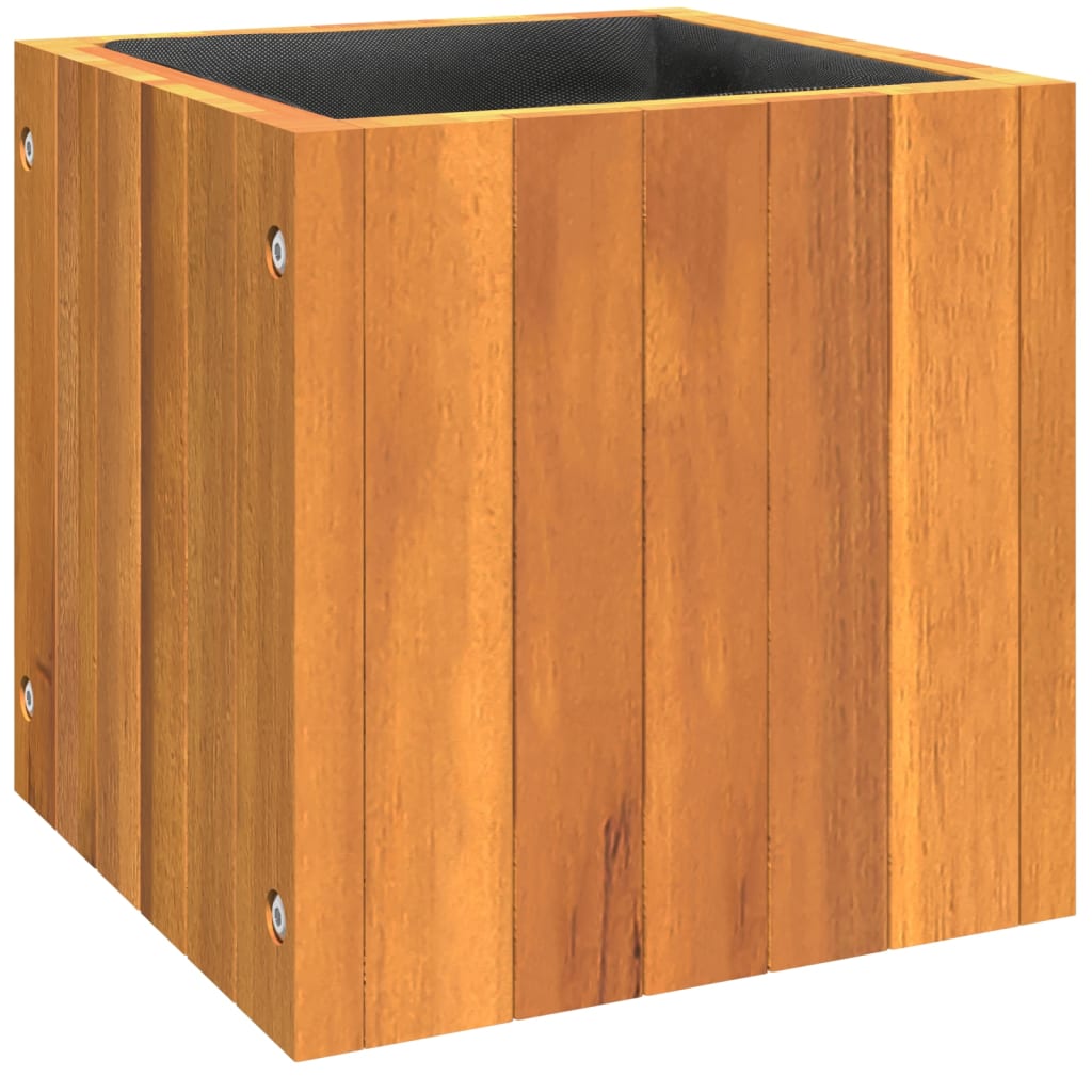 Vrtna sadilica 25x25x25 cm od masivnog bagremovog drva