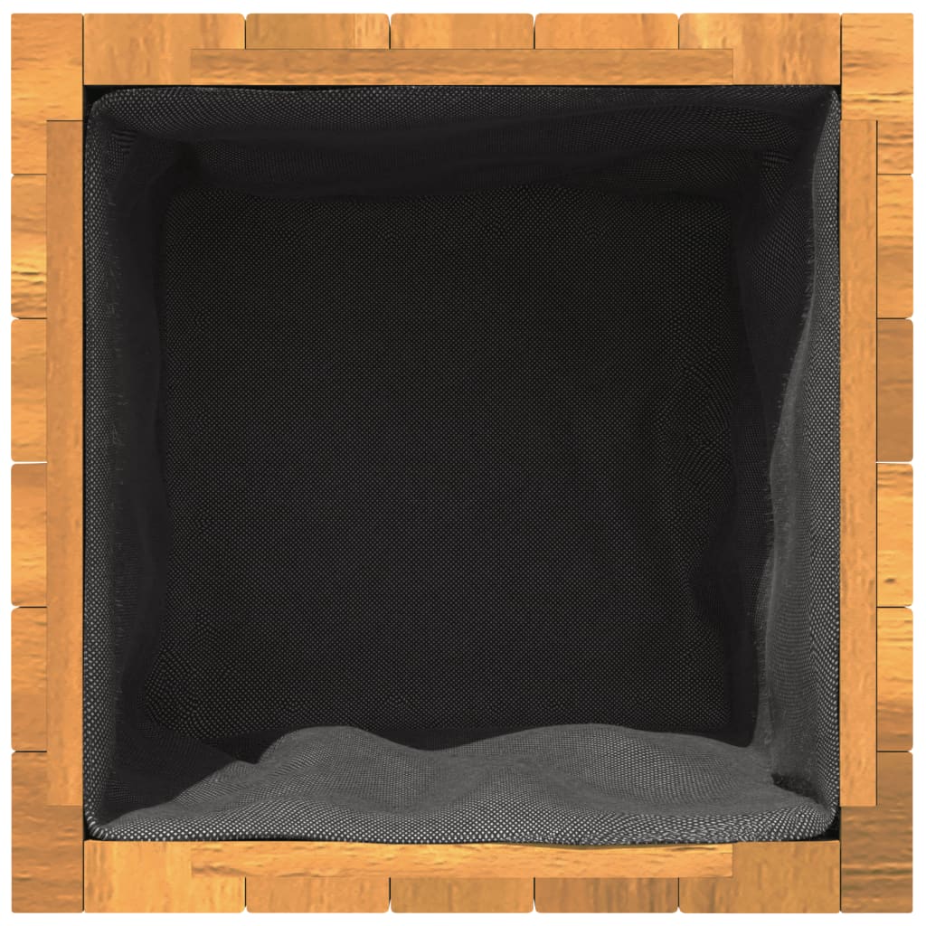 Vrtna sadilica 35 x 35 x 35 cm od masivnog bagremovog drva