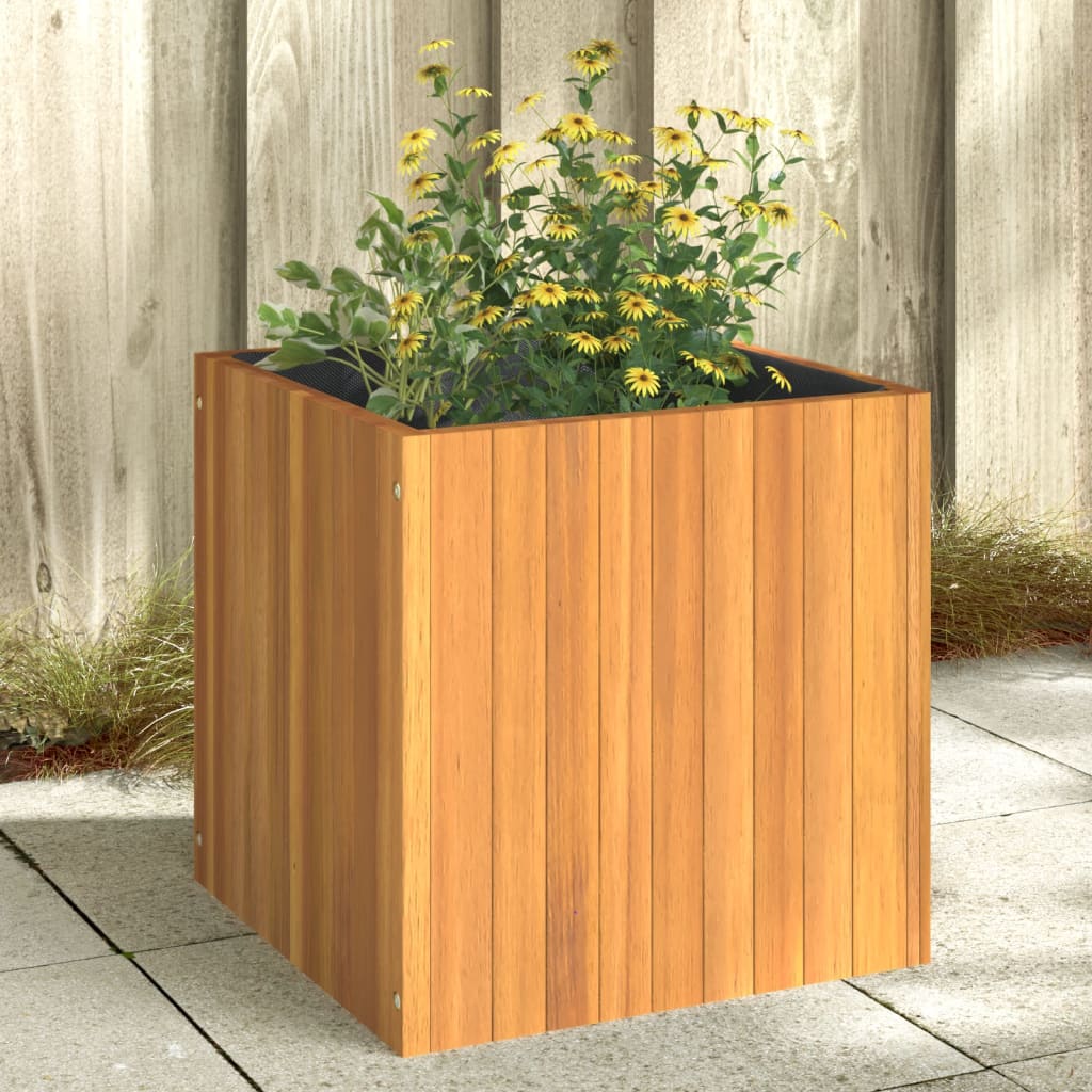 Vrtna sadilica 45 x 45 x 45 cm od masivnog bagremovog drva