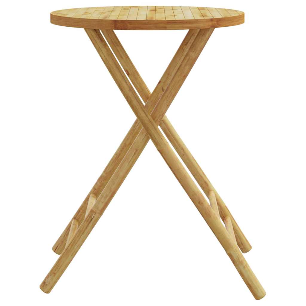 Sklopivi vrtni stol Ø55 x 75 cm od bambusa
