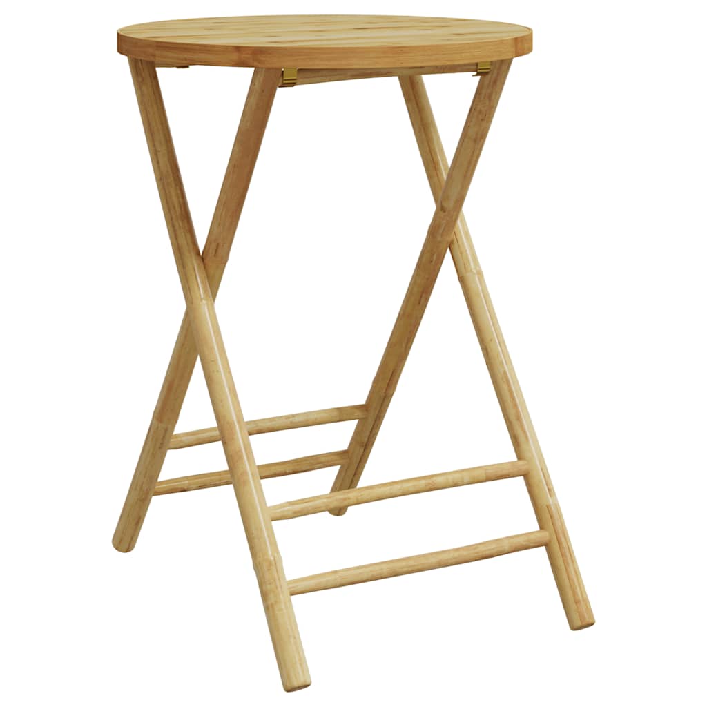 Sklopivi vrtni stol Ø55 x 75 cm od bambusa