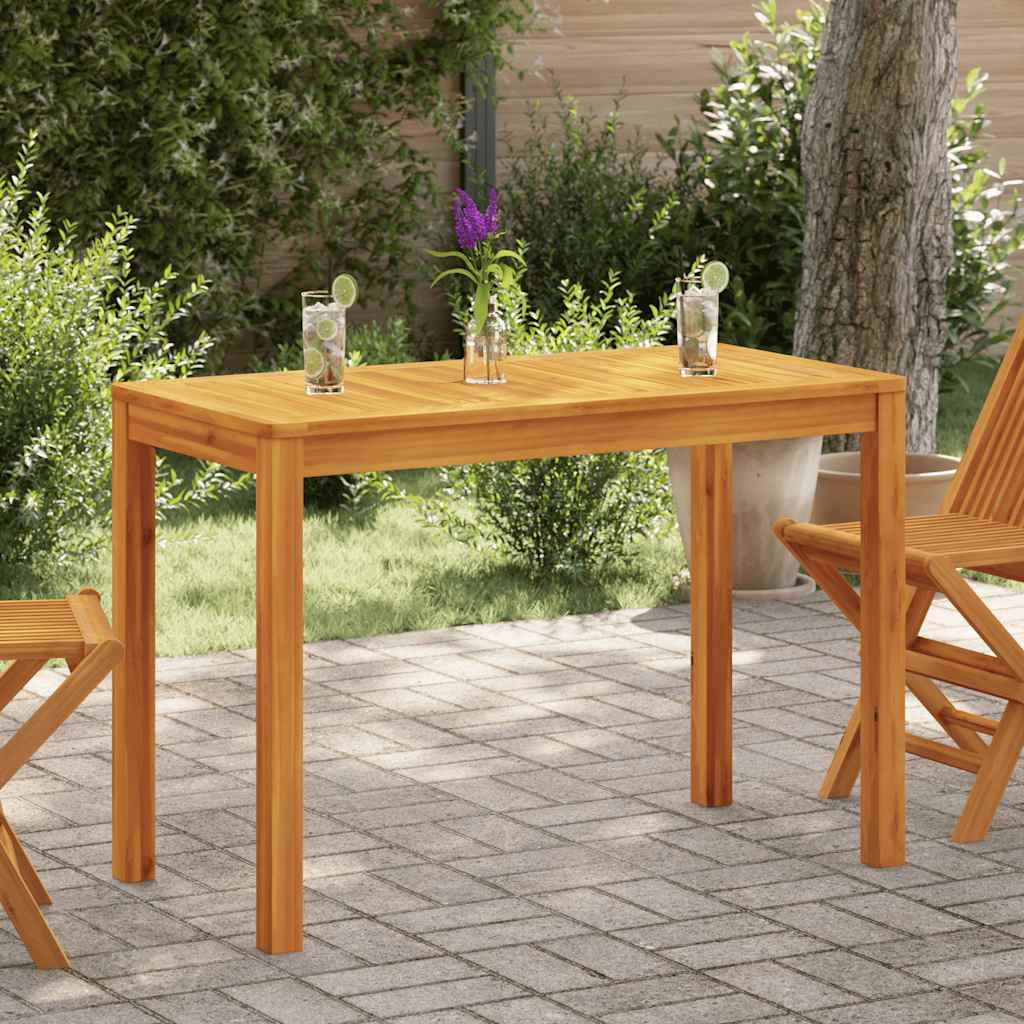 Vrtni blagovaonski stol 110 x 55 x 75 cm masivno bagremovo drvo