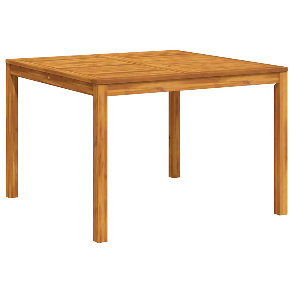 Vrtni blagovaonski stol 110x110x75 cm masivno bagremovo drvo