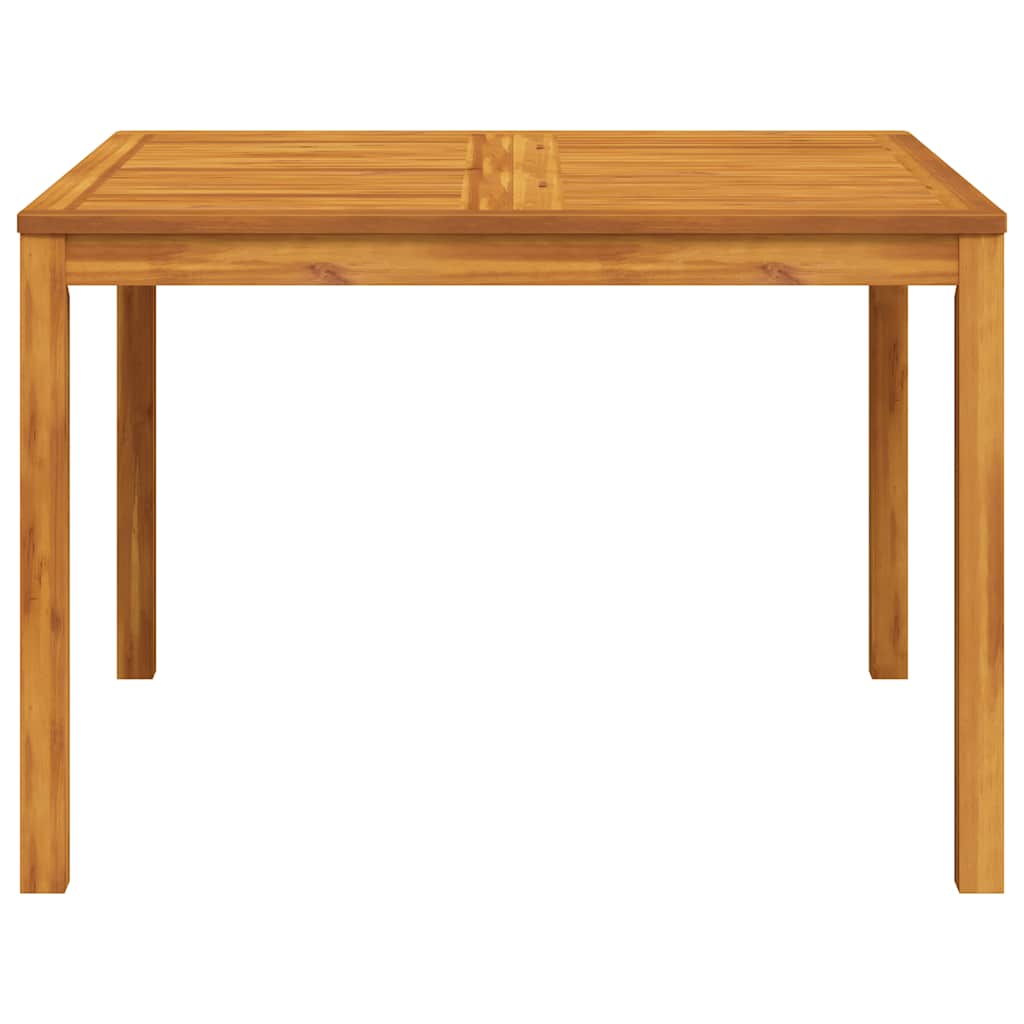 Vrtni blagovaonski stol 110x110x75 cm masivno bagremovo drvo