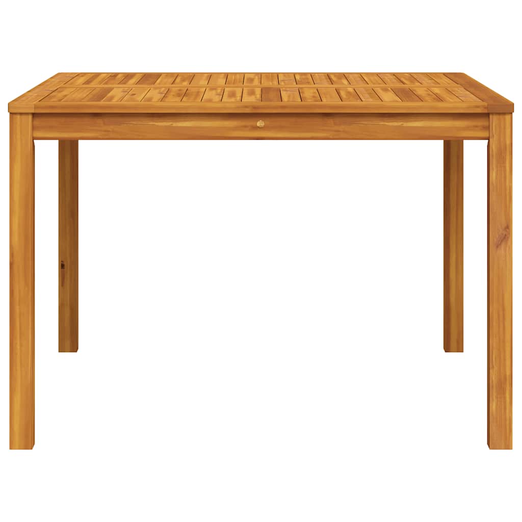Vrtni blagovaonski stol 110x110x75 cm masivno bagremovo drvo