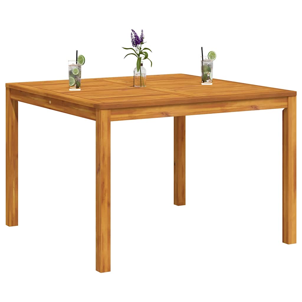 Vrtni blagovaonski stol 110x110x75 cm masivno bagremovo drvo