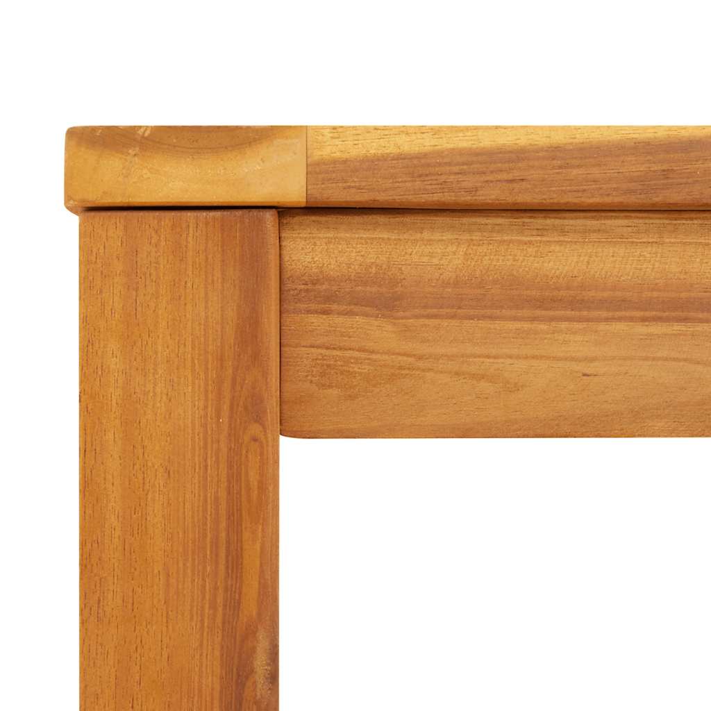 Vrtni blagovaonski stol 110x110x75 cm masivno bagremovo drvo