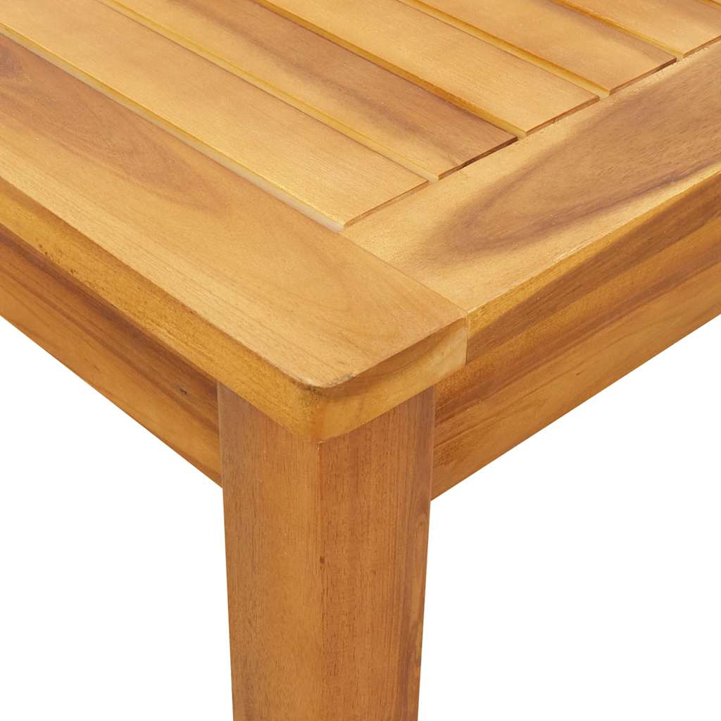 Vrtni blagovaonski stol 110x110x75 cm masivno bagremovo drvo