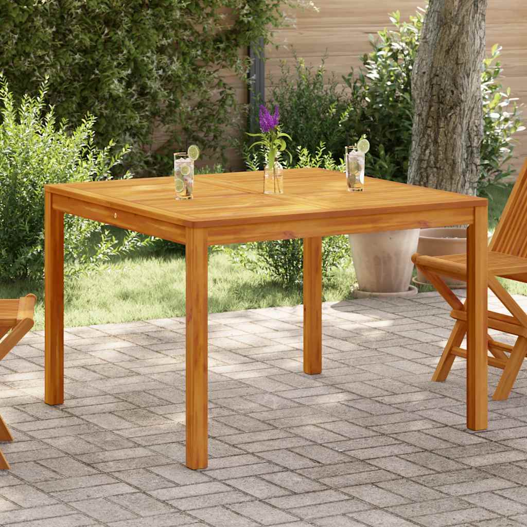 Vrtni blagovaonski stol 110x110x75 cm masivno bagremovo drvo