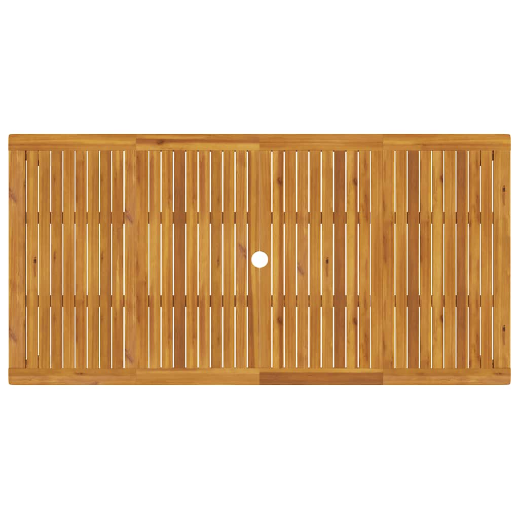 Vrtni blagovaonski stol 180 x 90 x 75 cm masivno bagremovo drvo
