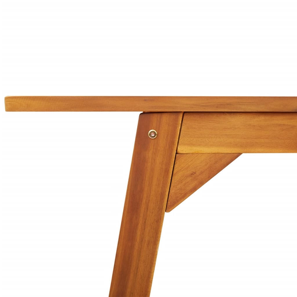Vrtni blagovaonski stol 110 x 56 x 75 cm masivno bagremovo drvo