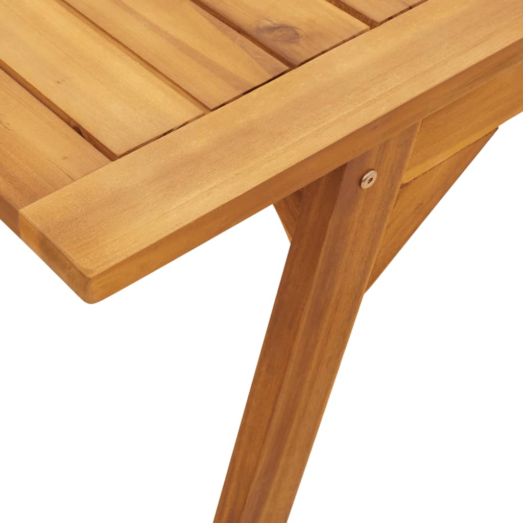Vrtni blagovaonski stol 110 x 56 x 75 cm masivno bagremovo drvo