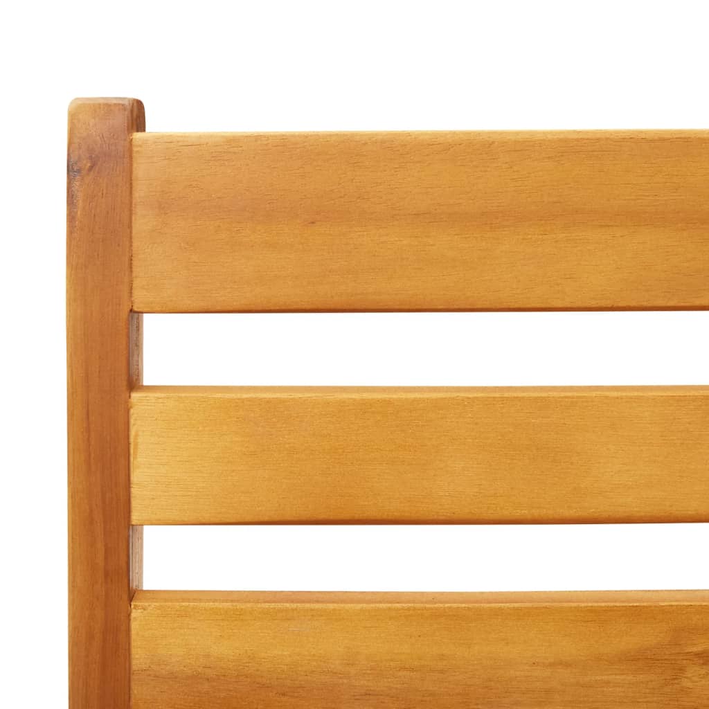 Vrtna stolica 2 kom 66,5x65x81 cm od masivnog bagremovog drva