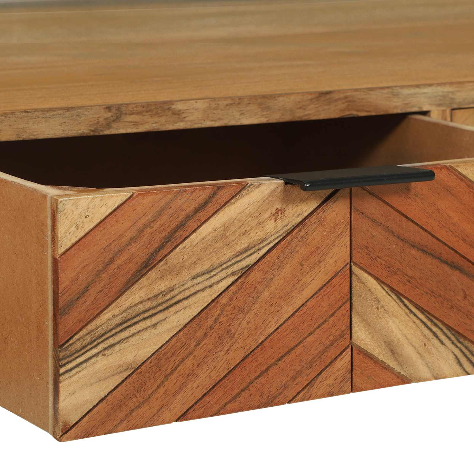 TV ormar s ladicama Smeđa 100 x 35 x 50 cm Čvrsto drvo akacije