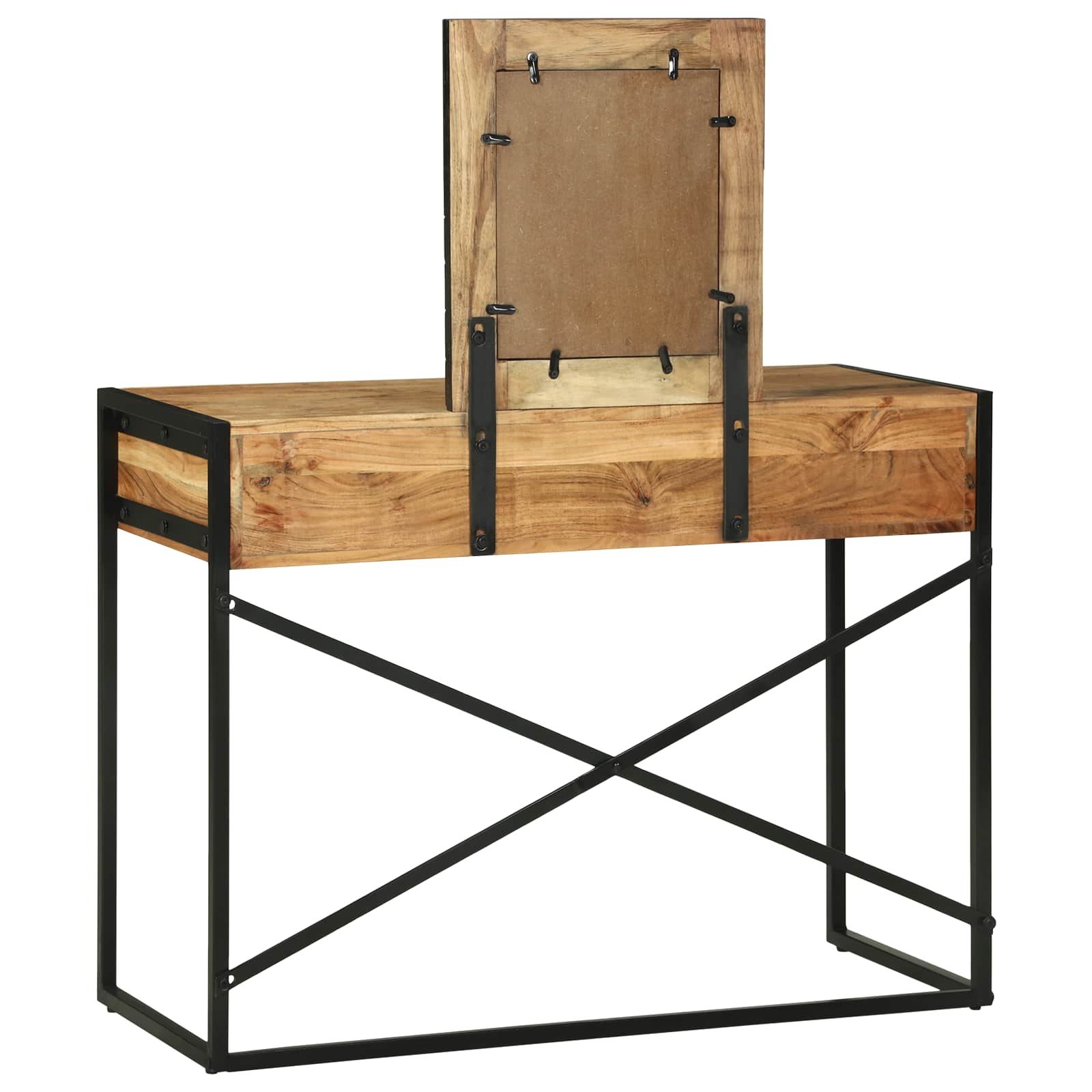 Toaletni stol Smeđa 100 x 40 x 120 cm Čvrsto drvo akacije