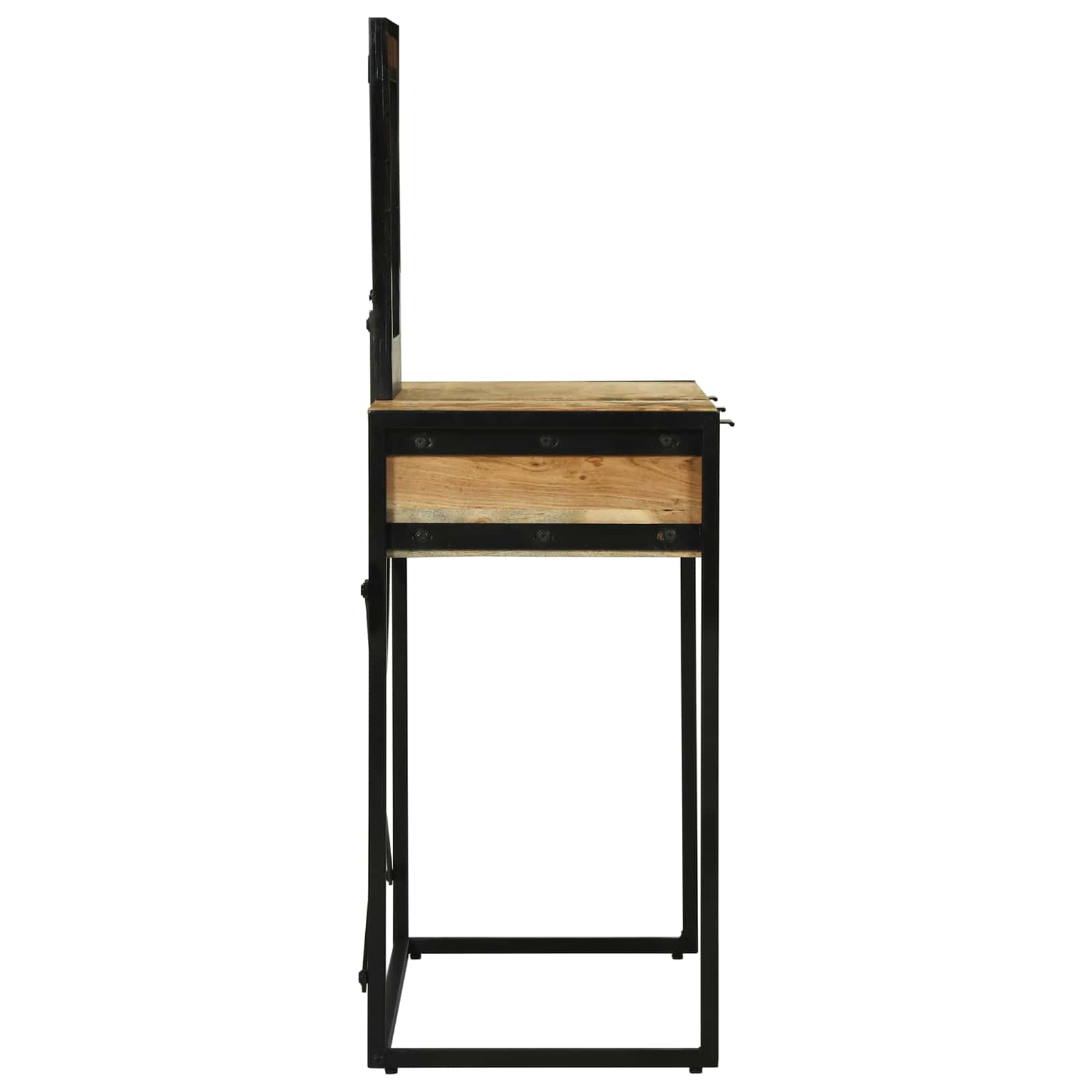 Toaletni stol Smeđa 100 x 40 x 120 cm Čvrsto drvo akacije