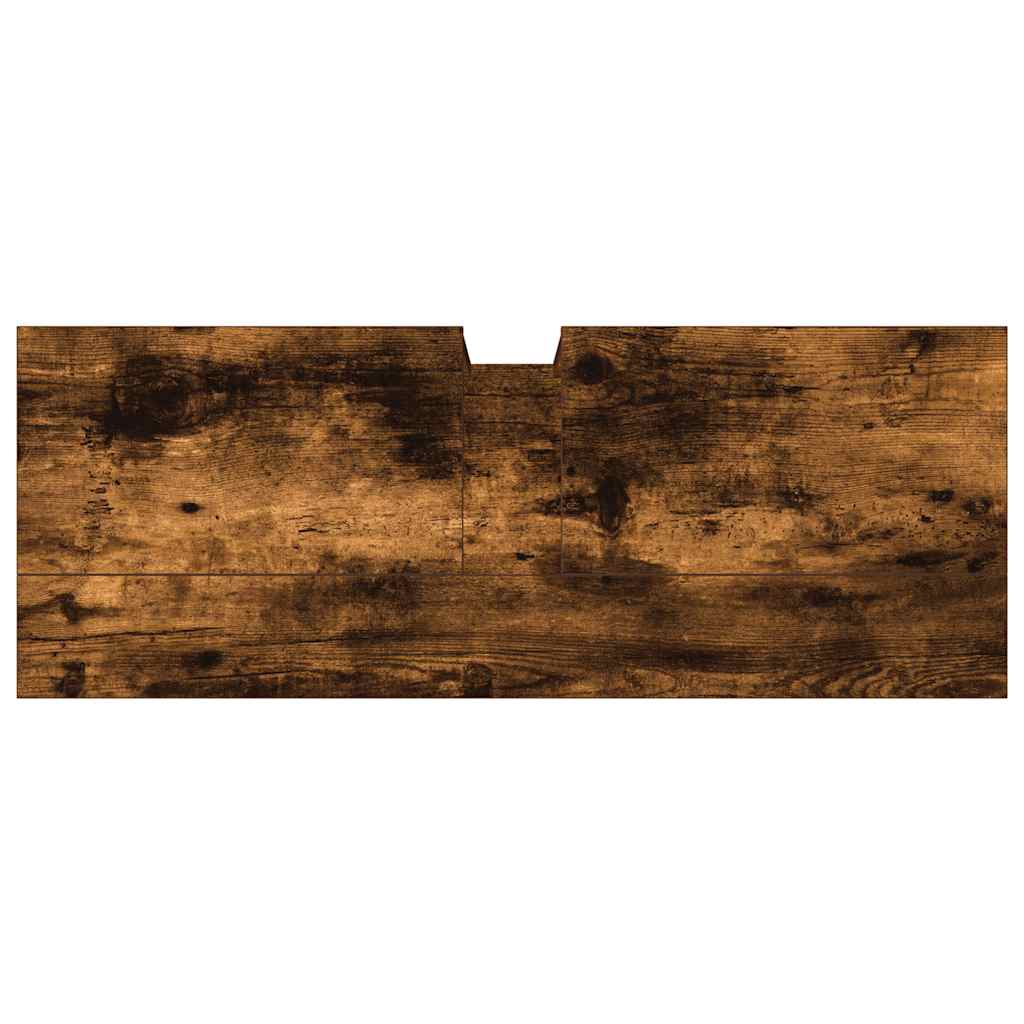 Ormarić za umivaonik boja dimljenog hrasta 80x30x60 cm drveni