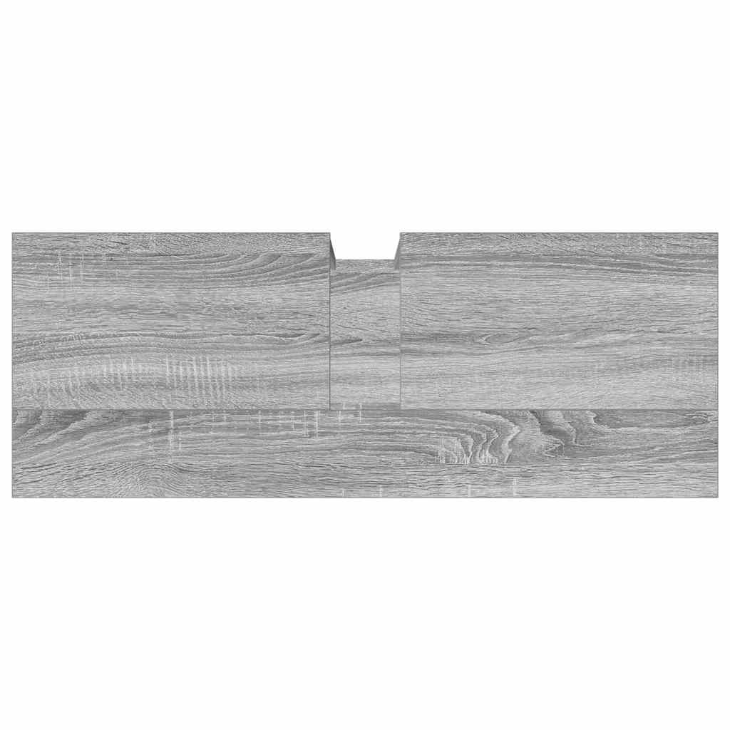 Ormarić za umivaonik siva boja hrasta 80 x 30 x 60 cm drveni