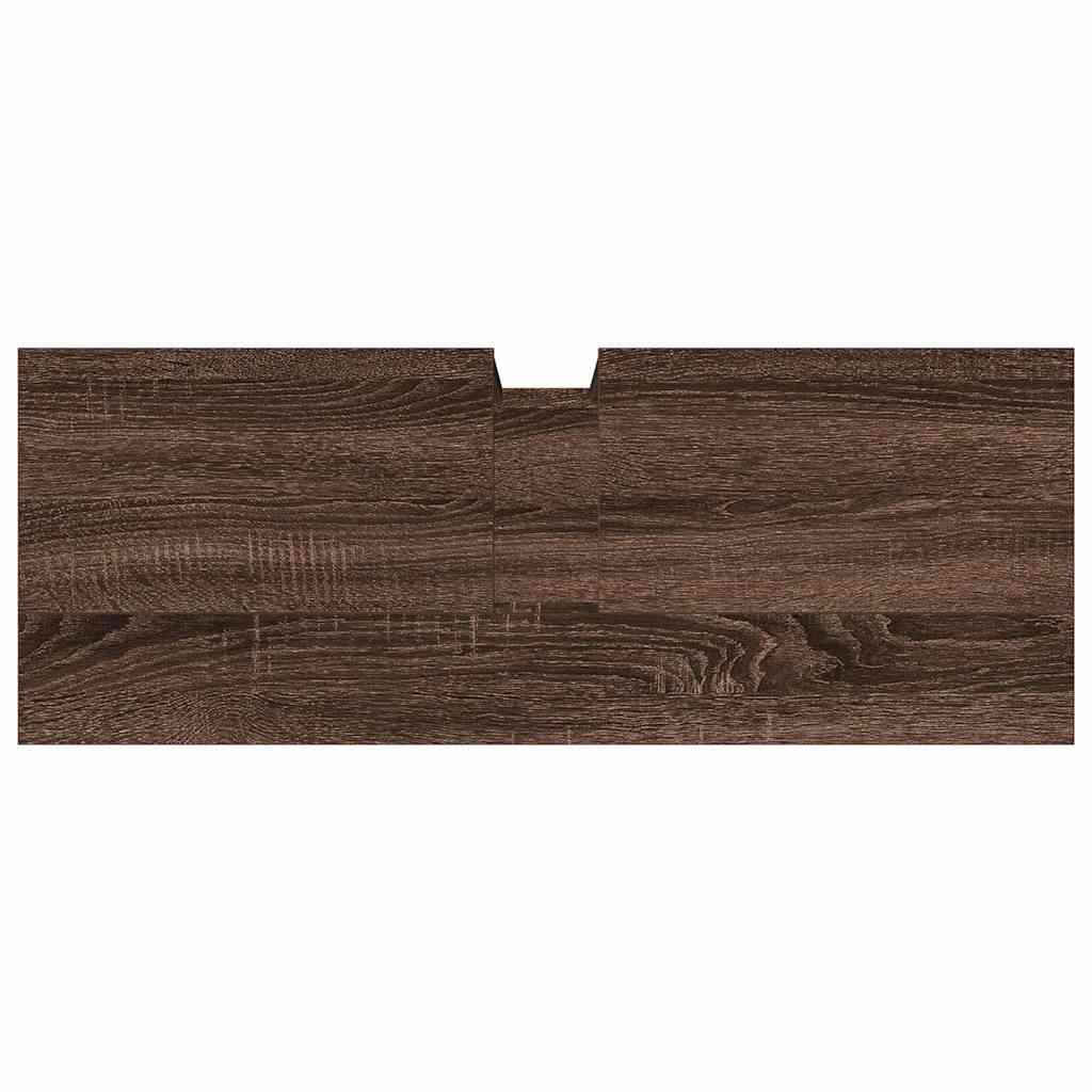 Ormarić za umivaonik smeđa boja hrasta 80 x 30 x 60 cm drveni