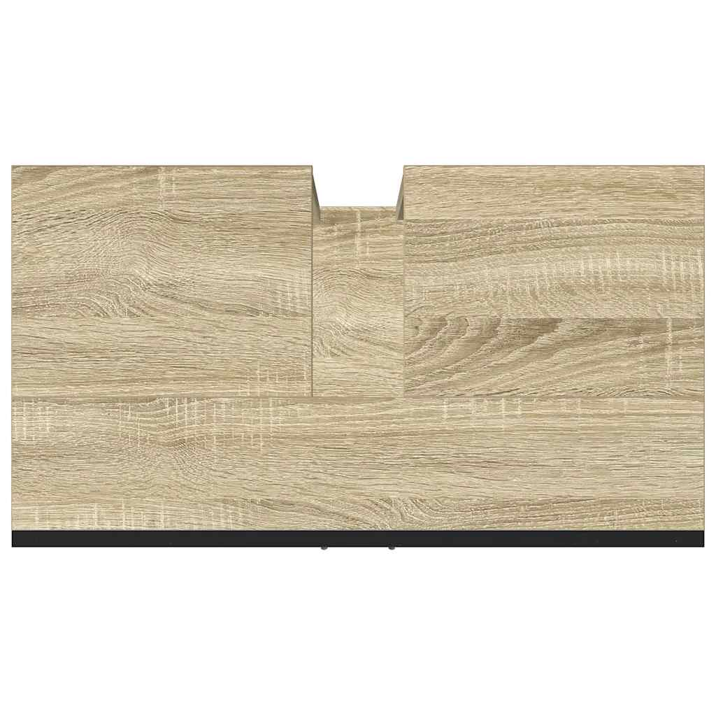 Ormarić za umivaonik boja hrasta 60x33x60 cm konstruirano drvo