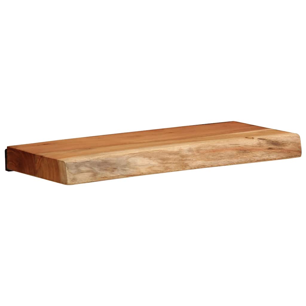 Zidne police 2 kom 40x20x3,5 cm od masivnog bagremovog drva