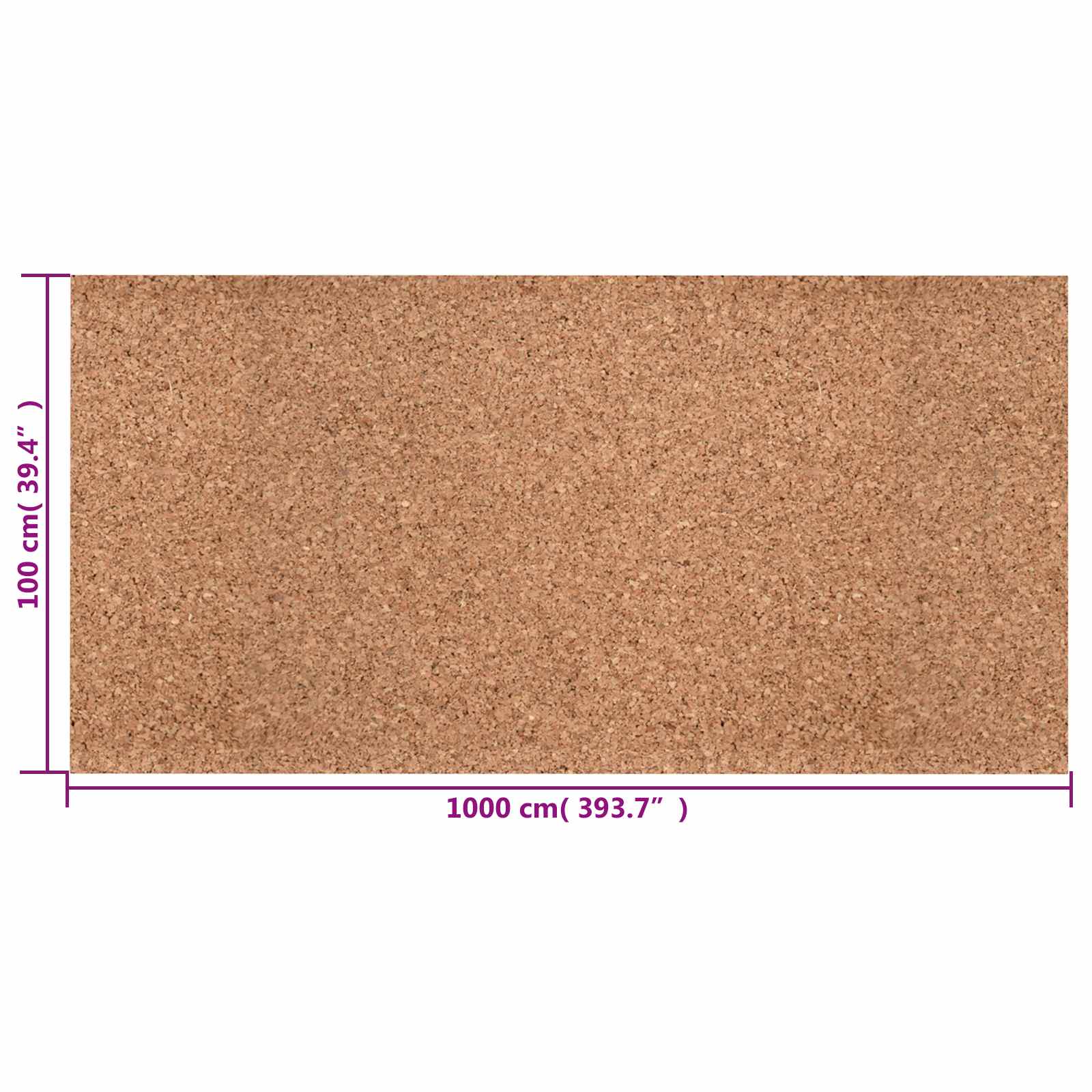 Role pluta Smeđa 100 x 1000 x 0,2 cm Pluta