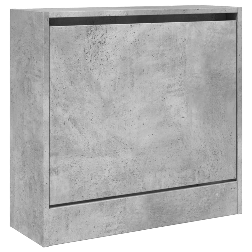 Ormarić za cipele boja betona 60x21x57 cm konstruirano drvo