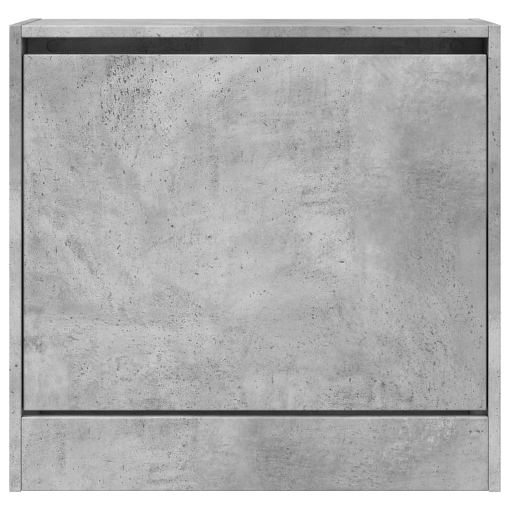 Ormarić za cipele boja betona 60x21x57 cm konstruirano drvo