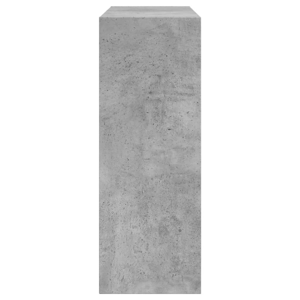 Ormarić za cipele boja betona 60x21x57 cm konstruirano drvo