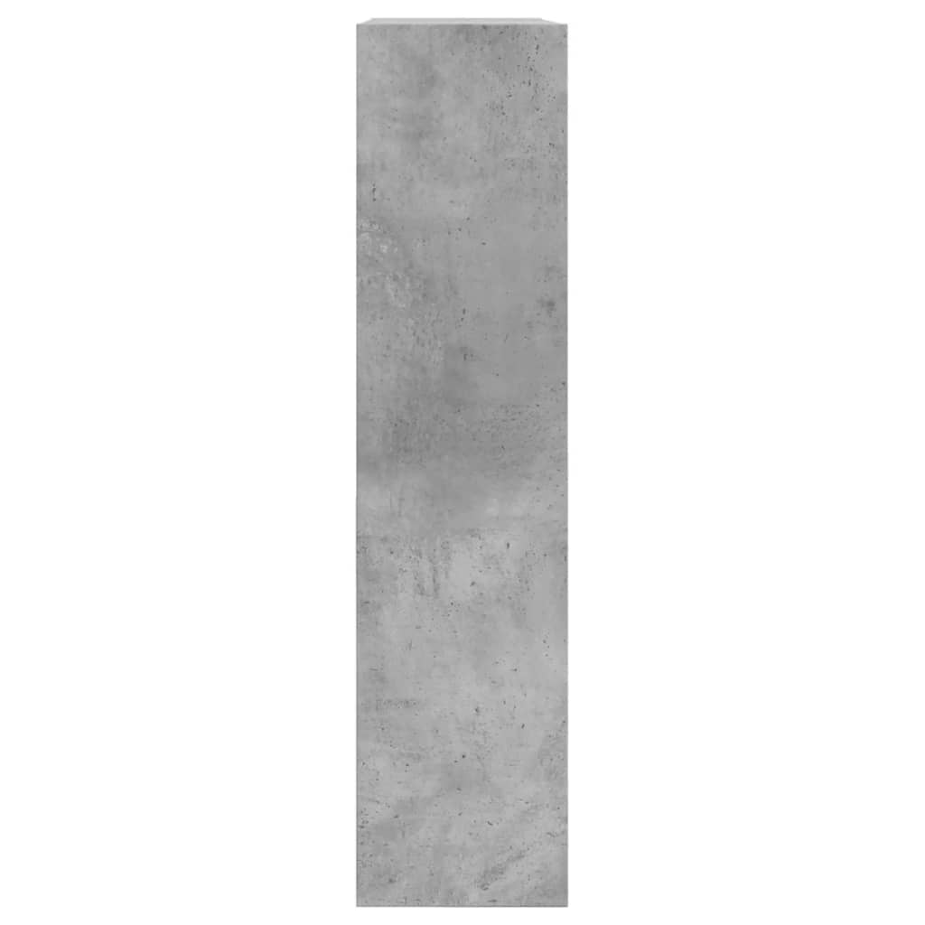 Ormarić za cipele boja betona 80x21x87,5 cm konstruirano drvo