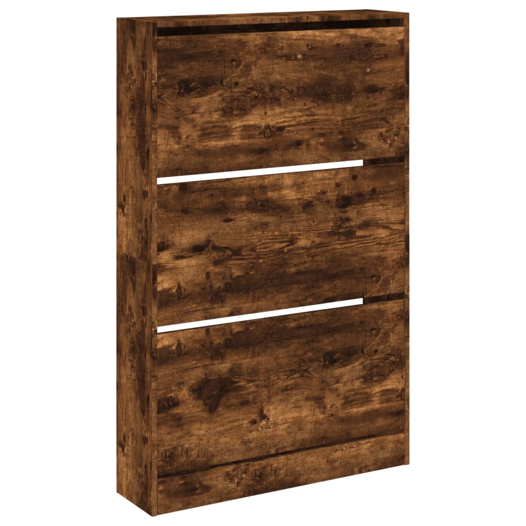 Ormarić za cipele boja hrasta 80x21x125,5 cm konstruirano drvo