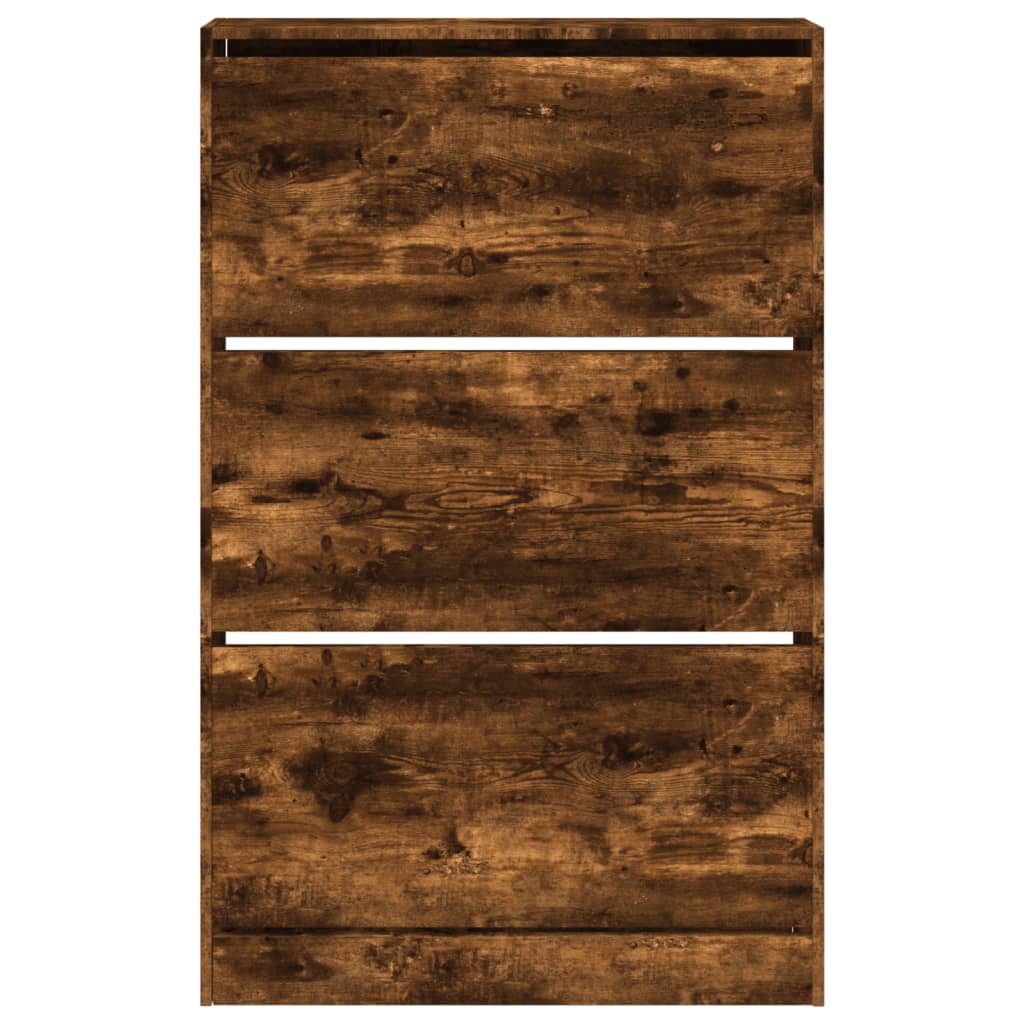 Ormarić za cipele boja hrasta 80x21x125,5 cm konstruirano drvo