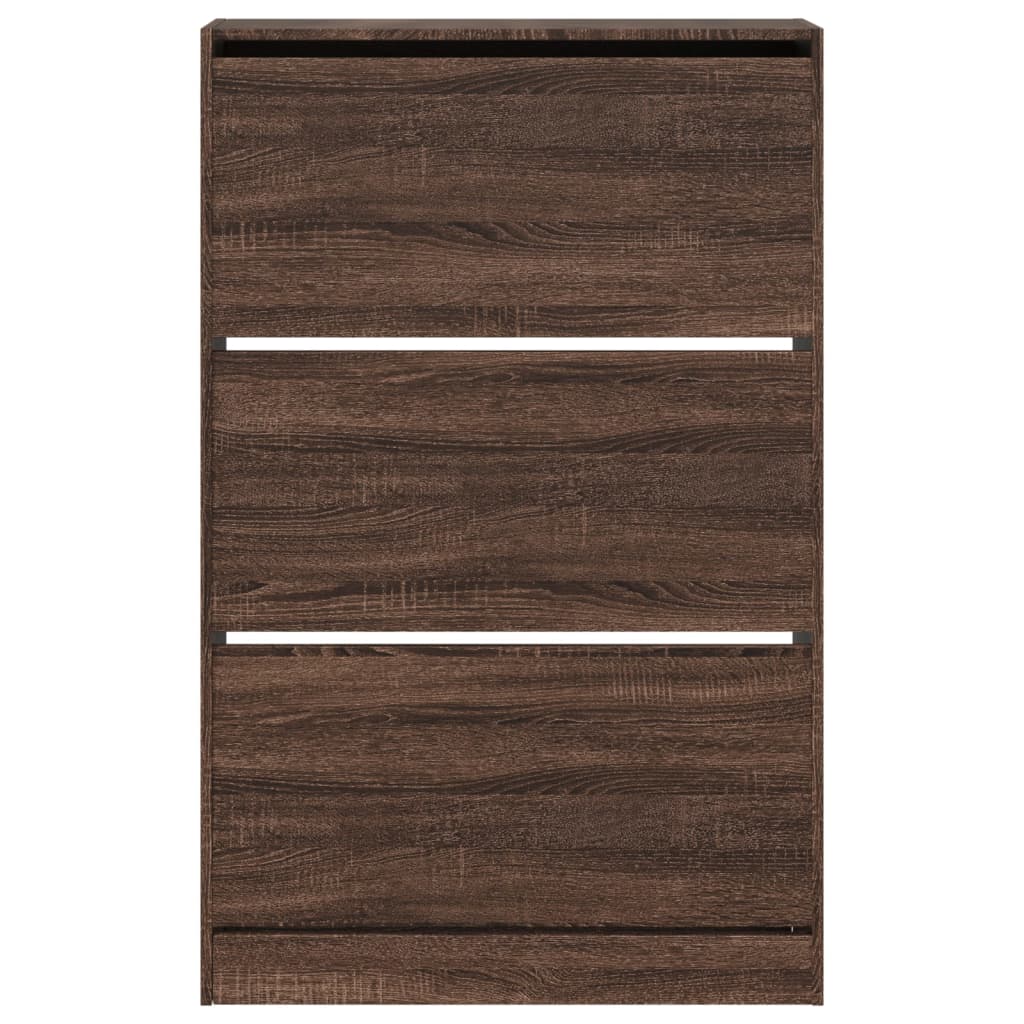 Ormarić za cipele hrast smeđi 80x21x125,5 cm konstruirano drvo