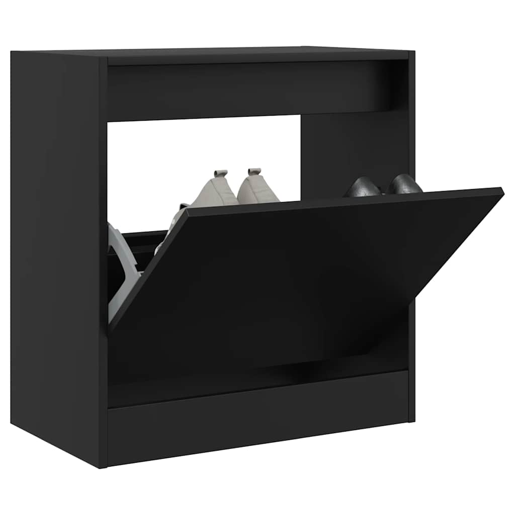 Ormarić za cipele crni 60x34x63,5 cm od konstruiranog drva