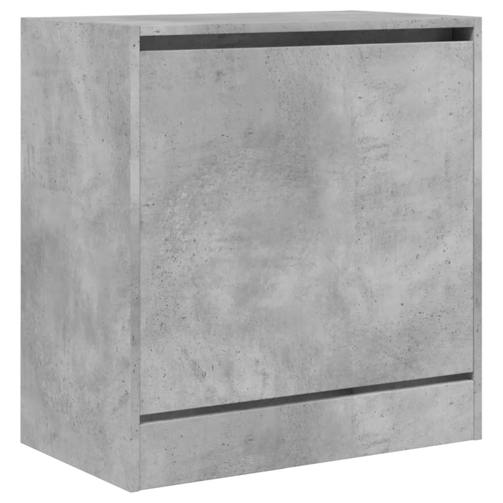 Ormarić za cipele boja betona 60x34x63,5 cm konstruirano drvo