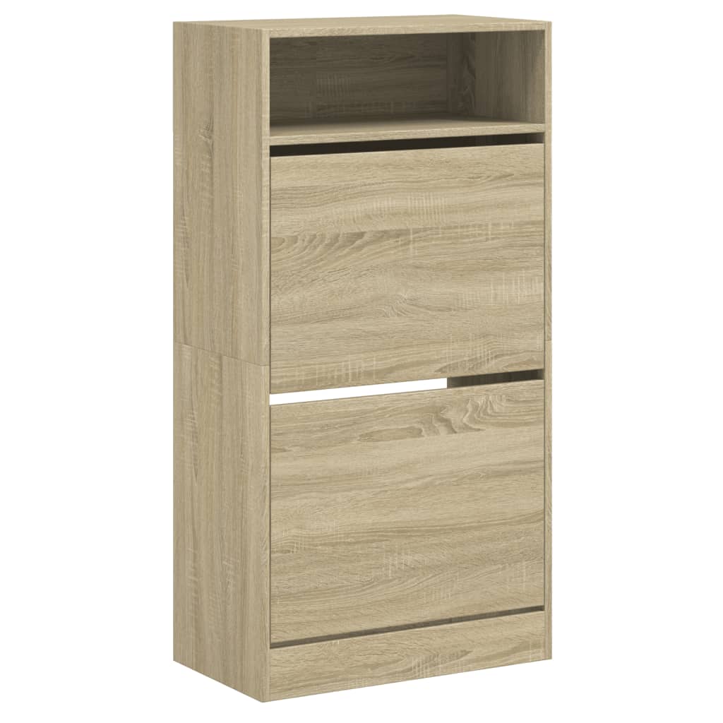 Ormarić za cipele boja hrasta 60x34x116 cm konstruirano drvo