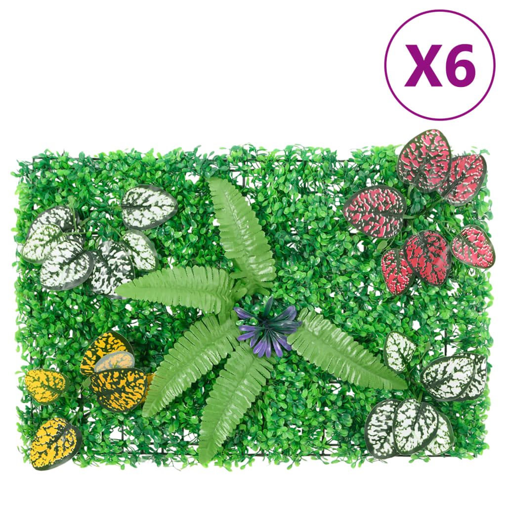 Ograda od umjetnih biljaka 6 kom zelena 40 x 60 cm
