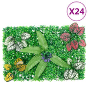 Ograda od umjetnih biljaka 24 kom zelena 40 x 60 cm