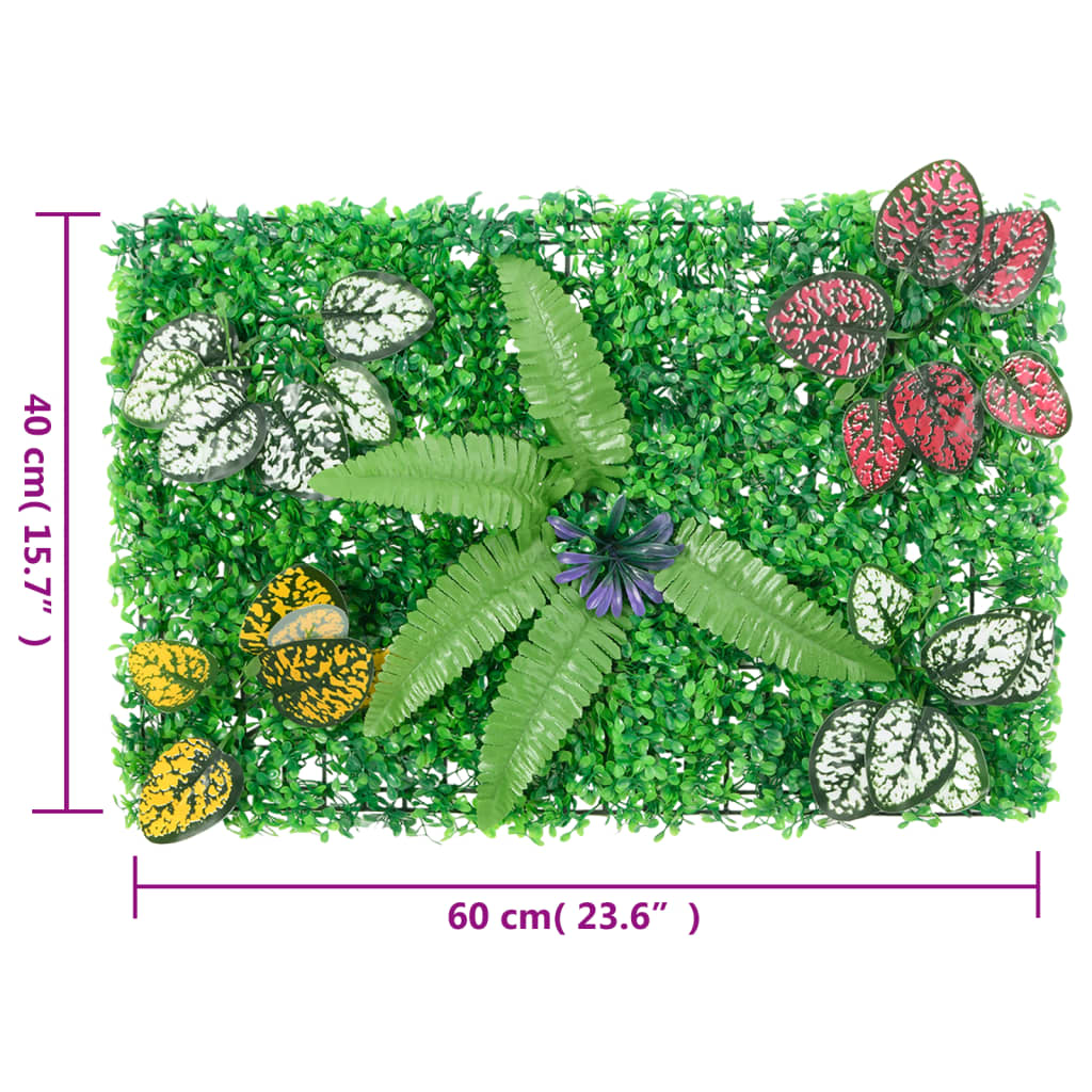 Ograda od umjetnih biljaka 24 kom zelena 40 x 60 cm