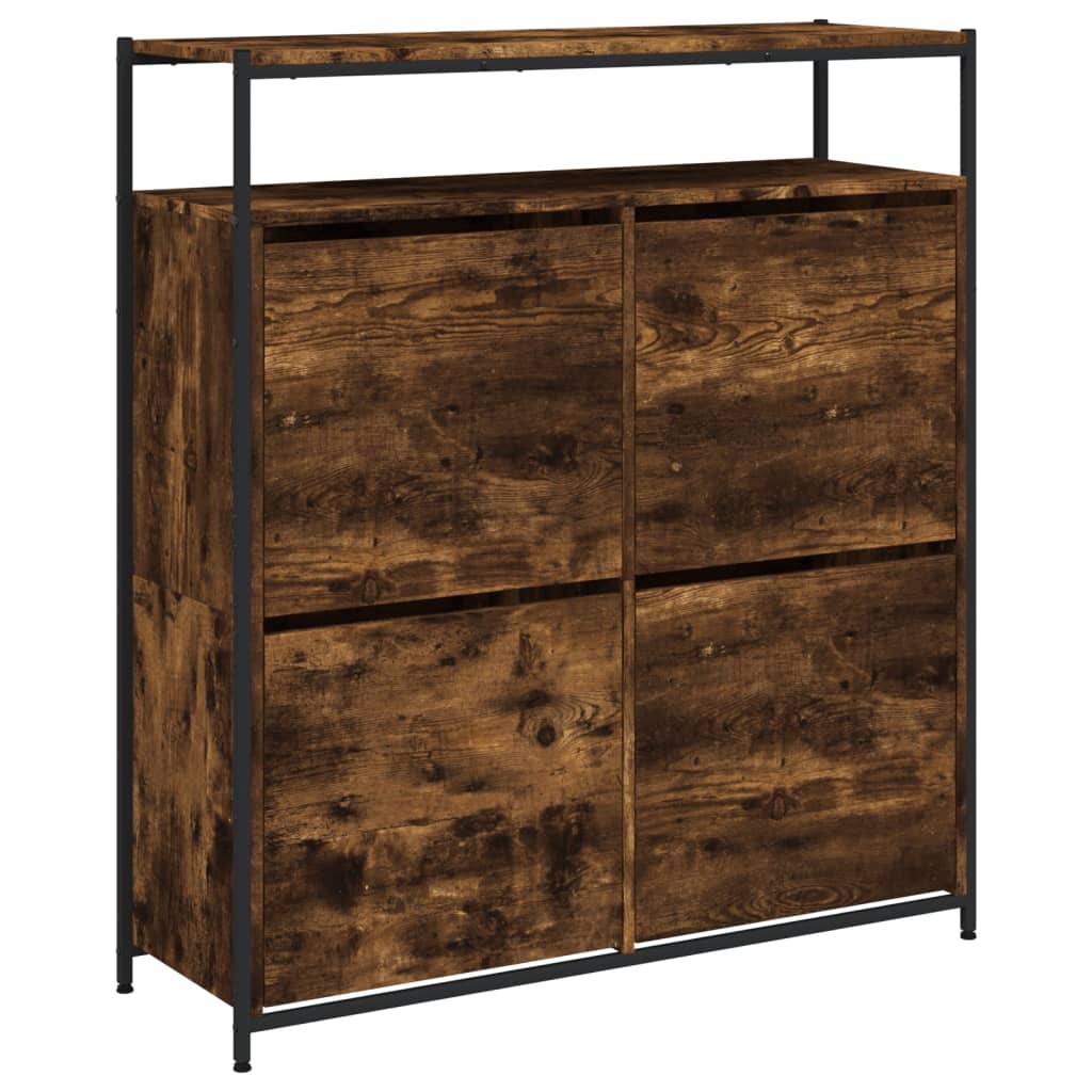 Ormarić za cipele s 4 ladice boja hrasta 100x34x112 cm