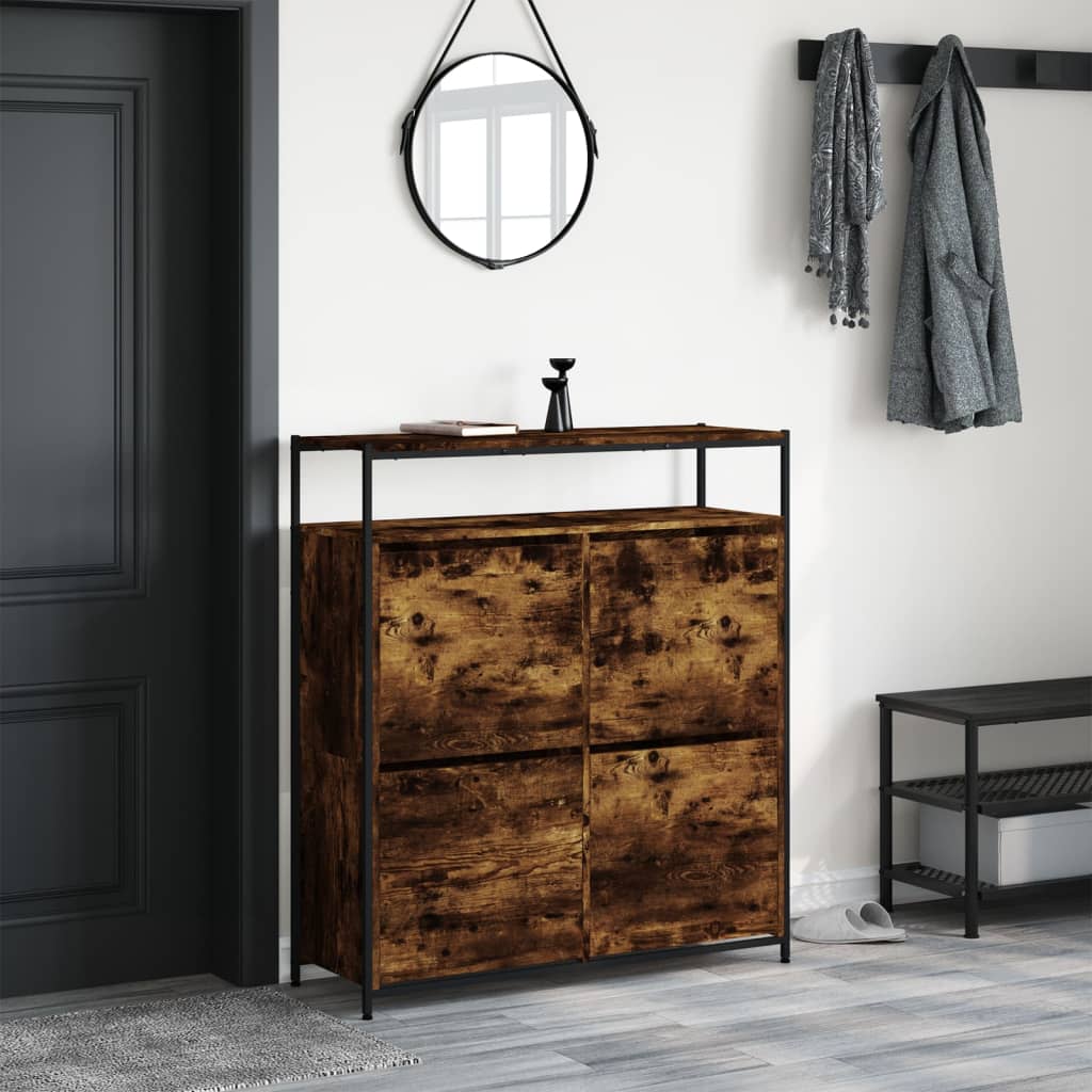 Ormarić za cipele s 4 ladice boja hrasta 100x34x112 cm