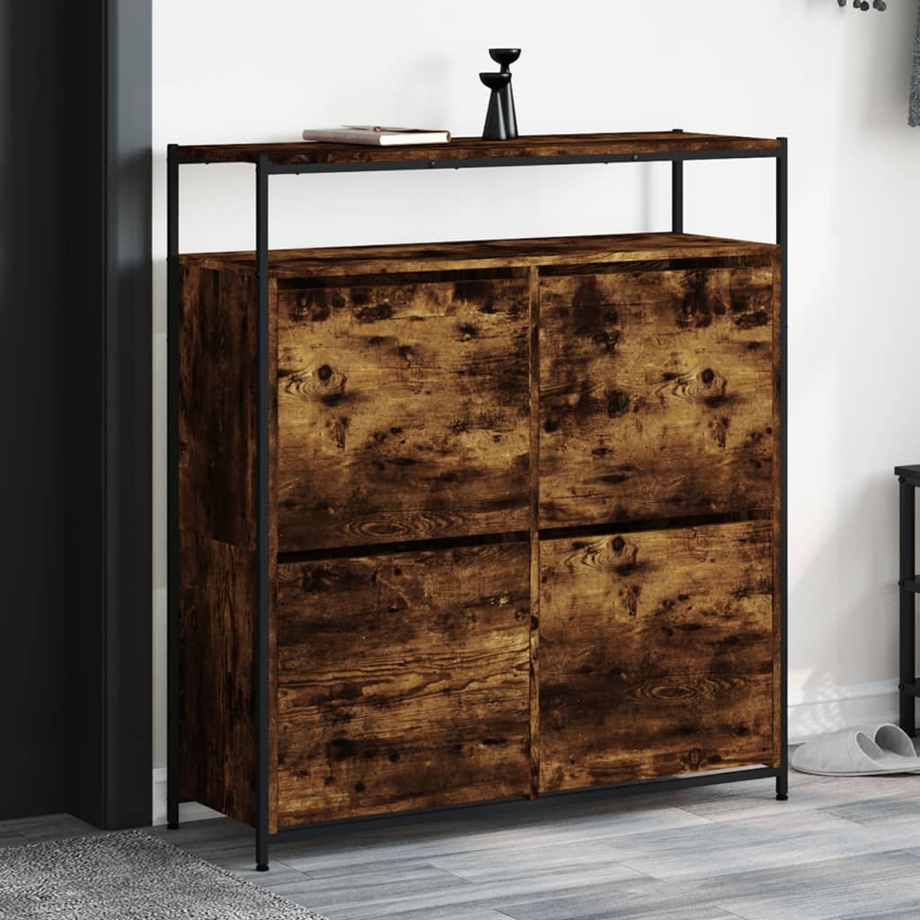 Ormarić za cipele s 4 ladice boja hrasta 100x34x112 cm