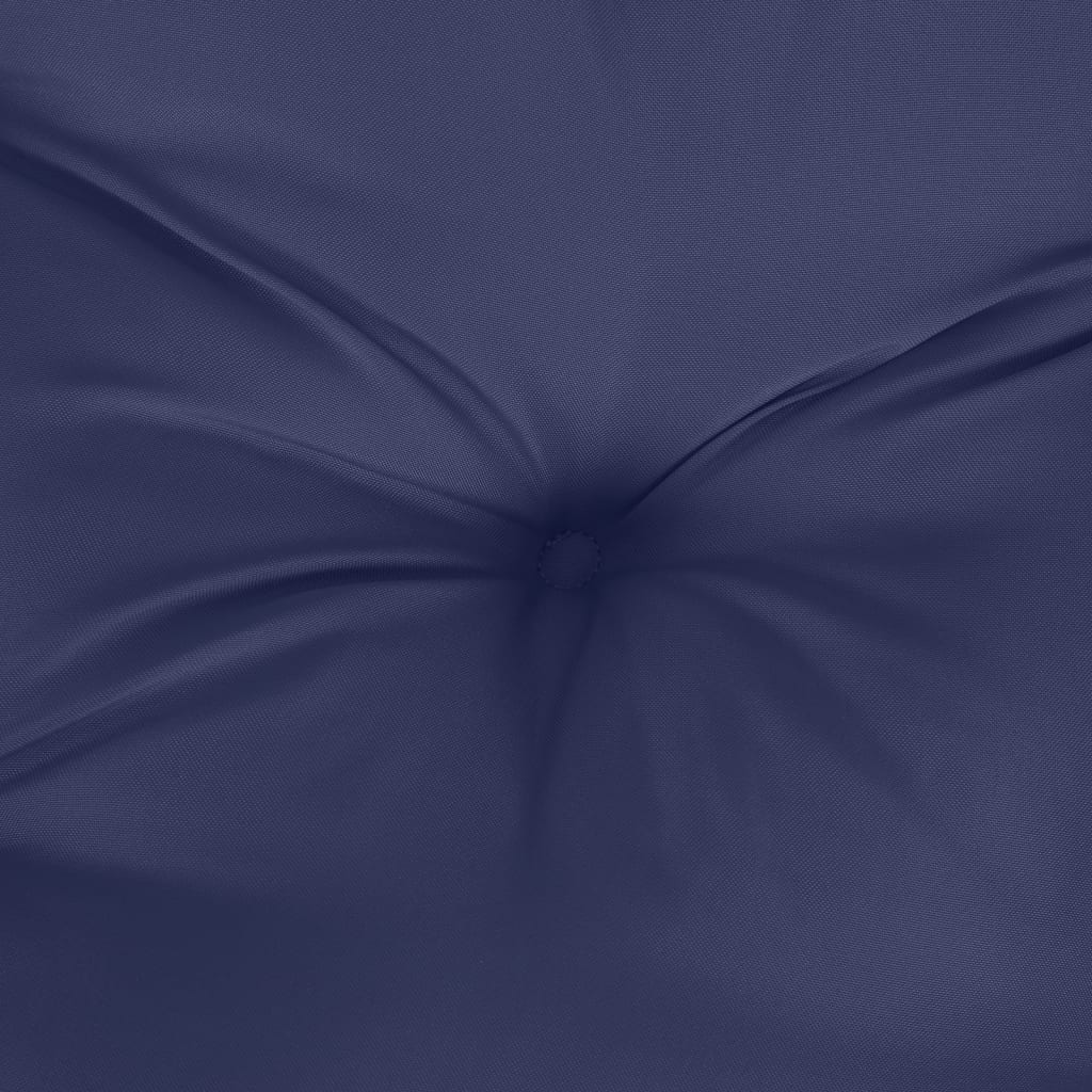 Jastuk za palete tamnoplavi 60 x 60 x 12 cm od tkanine
