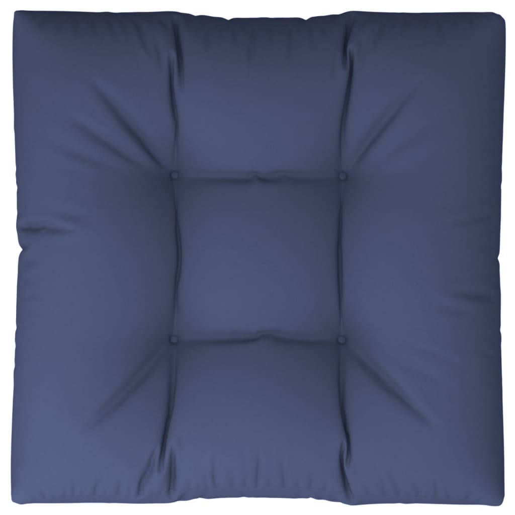 Jastuk za palete tamnoplavi 70 x 70 x 12 cm od tkanine
