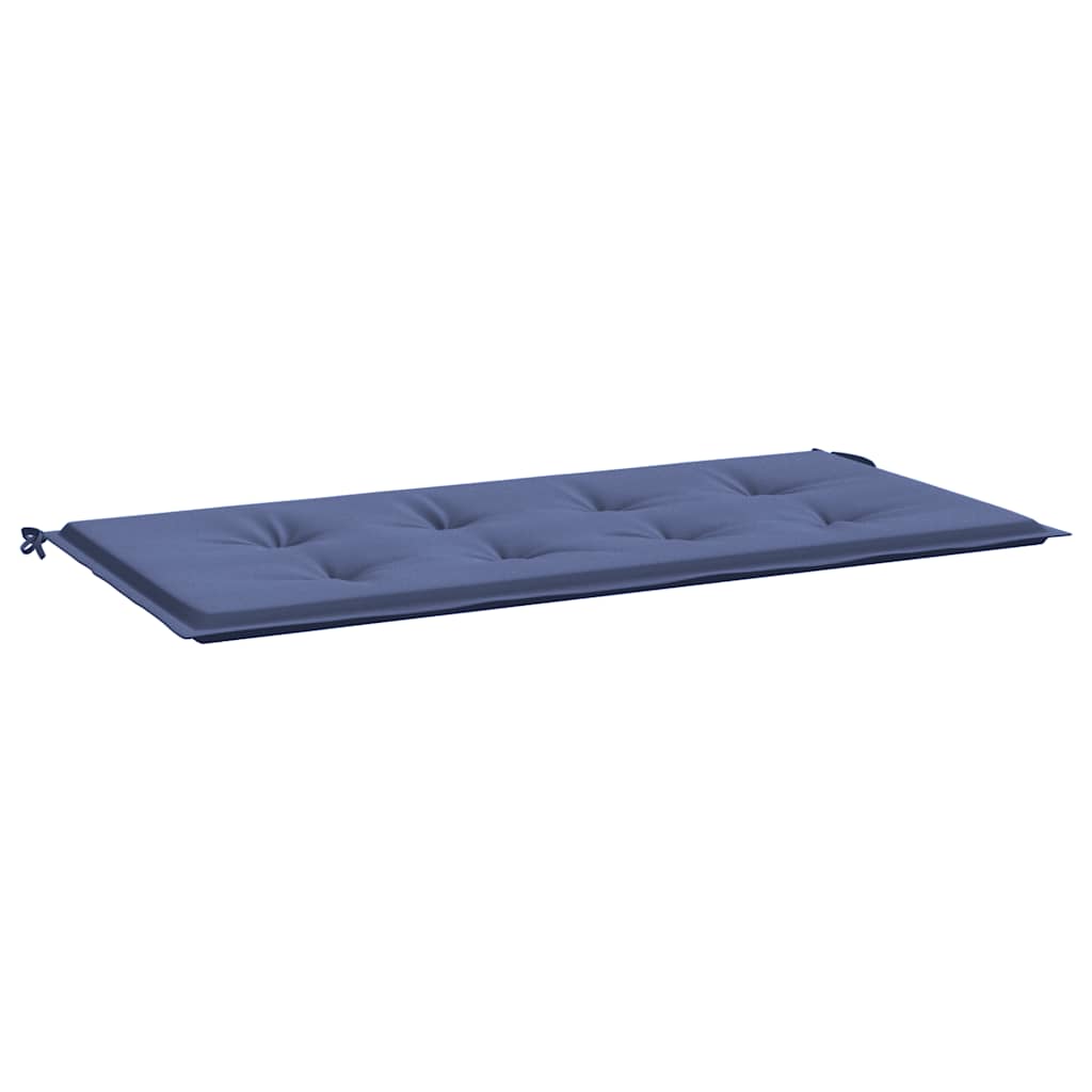 Jastuk za vrtnu klupu modri 120x50x4 cm od tkanine Oxford