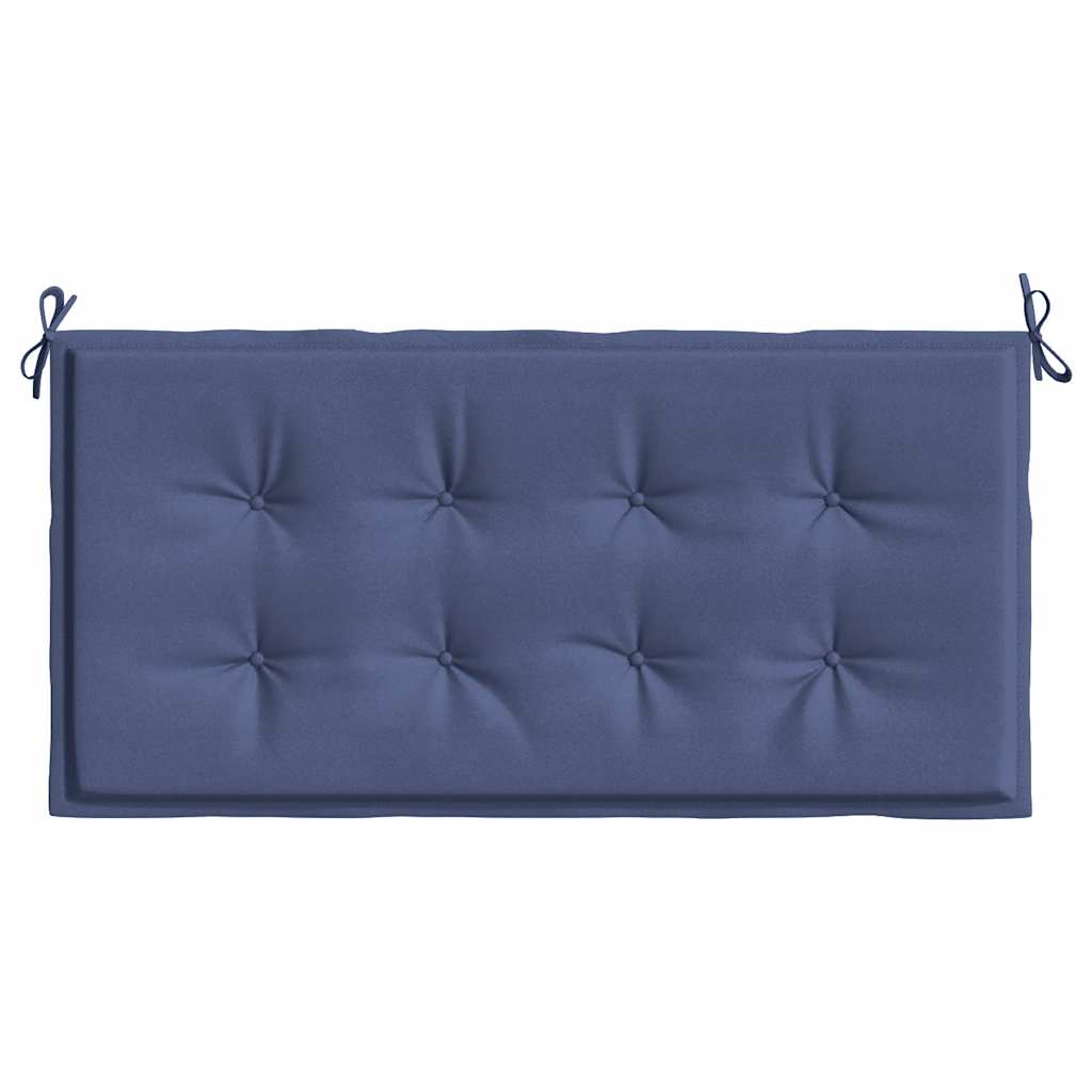 Jastuk za vrtnu klupu modri 120x50x4 cm od tkanine Oxford