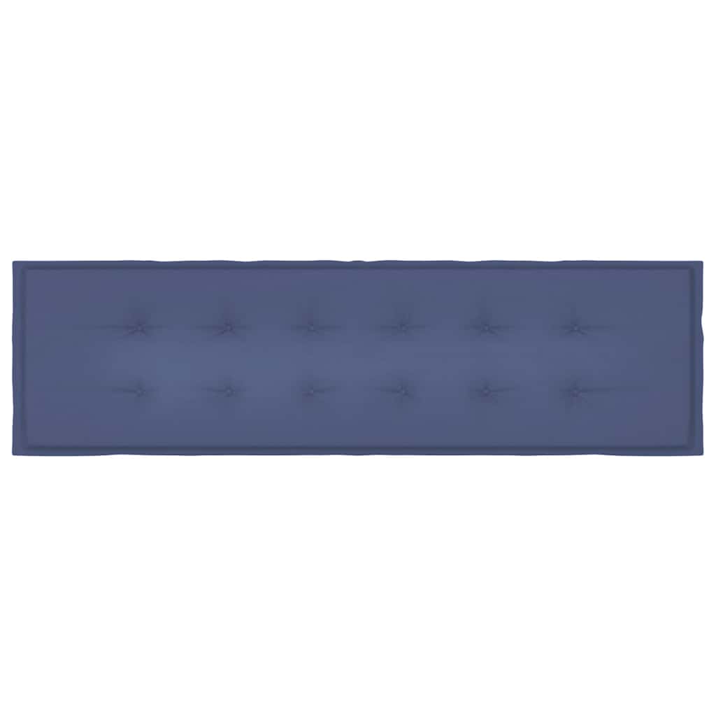 Jastuk za vrtnu klupu modri 180x50x4 cm od tkanine Oxford