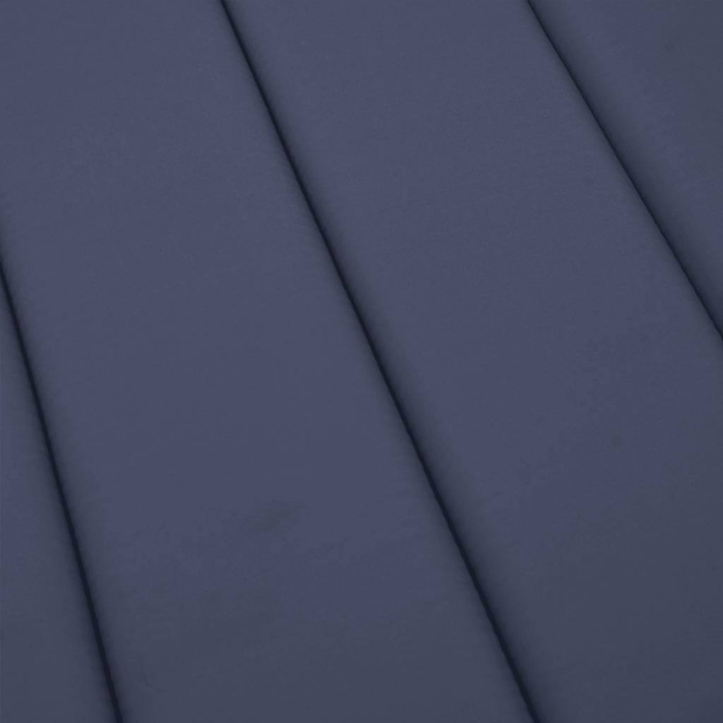Jastuk za ležaljku kraljevsko modri 180x60x4 cm tkanina Oxford
