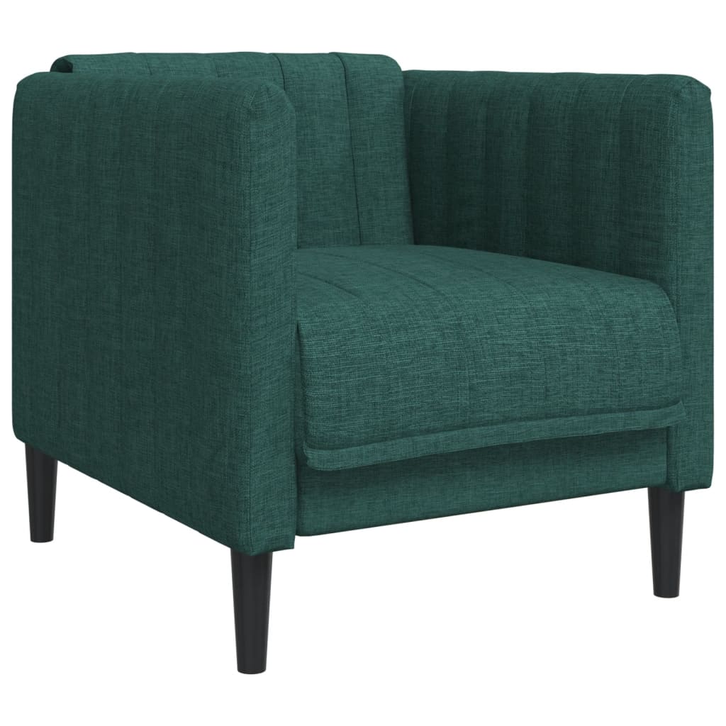 Sofa fotelja od tkanine tamnozeleni