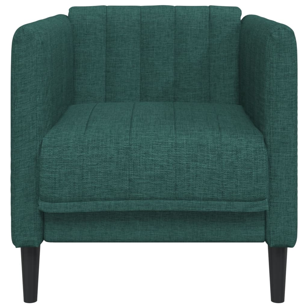 Sofa fotelja od tkanine tamnozeleni